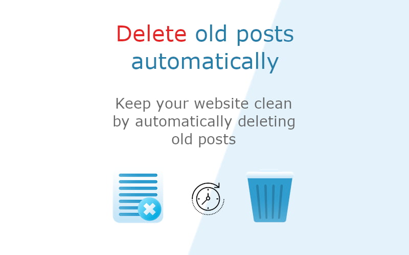 Delete old posts automatically.
